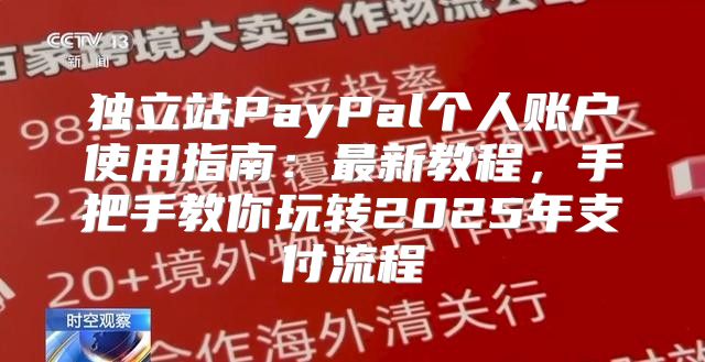 独立站PayPal个人账户使用指南：最新教程，手把手教你玩转2025年支付流程