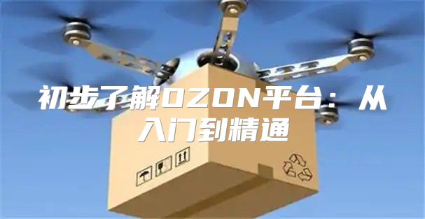 初步了解OZON平台：从入门到精通