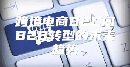 跨境电商B2C向B2B转型的未来趋势