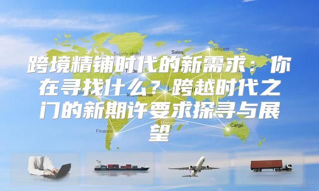 跨境精铺时代的新需求：你在寻找什么？跨越时代之门的新期许要求探寻与展望