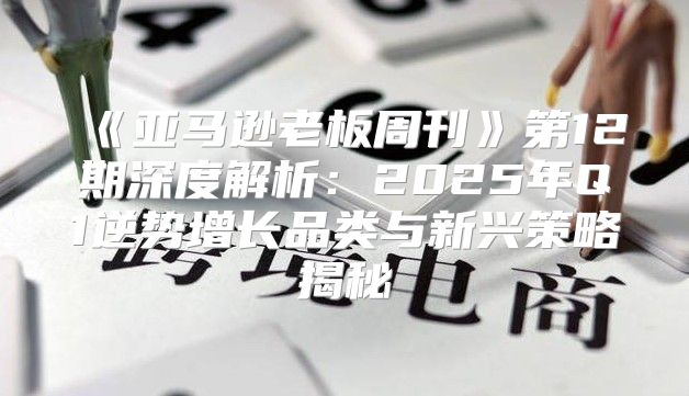 亚马逊老板周刊第12期深度解析：2025年Q1逆势增长品类与新兴策略揭秘
