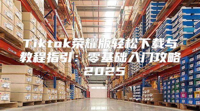 Tiktok荣耀版轻松下载与教程指引：零基础入门攻略 2025