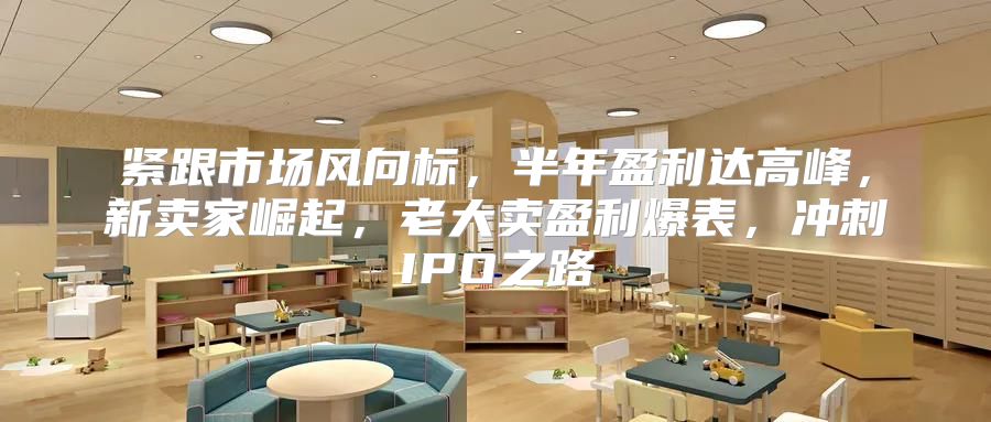 紧跟市场风向标，半年盈利达高峰，新卖家崛起，老大卖盈利爆表，冲刺IPO之路