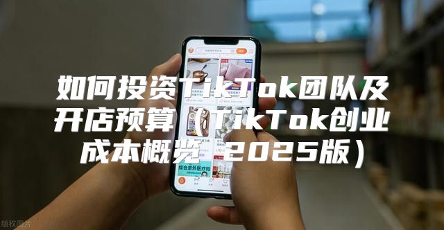 如何投资TikTok团队及开店预算TikTok创业成本概览 2025版