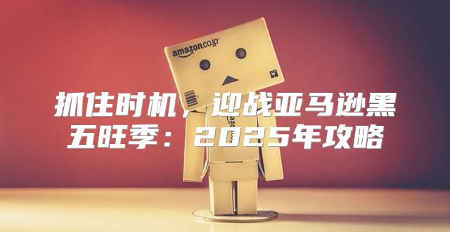 抓住时机，迎战亚马逊黑五旺季：2025年攻略