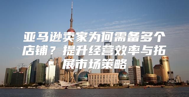 亚马逊卖家为何需备多个店铺？提升经营效率与拓展市场策略