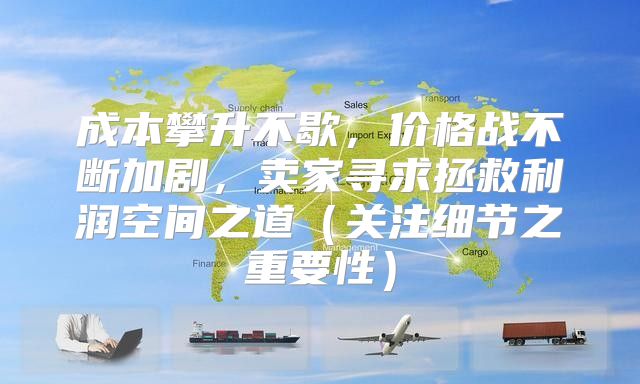 成本攀升不歇，价格战不断加剧，卖家寻求拯救利润空间之道关注细节之重要性
