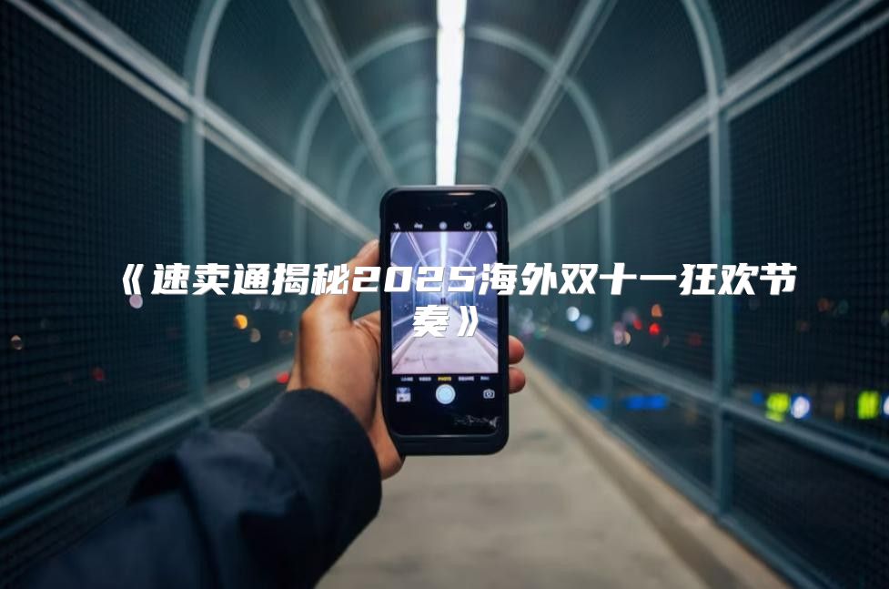 速卖通揭秘2025海外双十一狂欢节奏