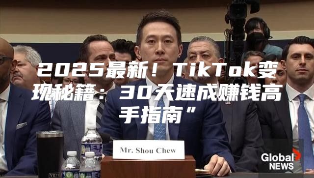 2025最新！TikTok变现秘籍：30天速成赚钱高手指南”
