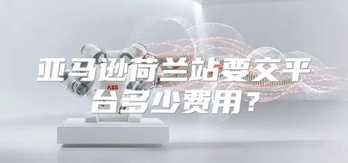 亚马逊荷兰站要交平台多少费用？