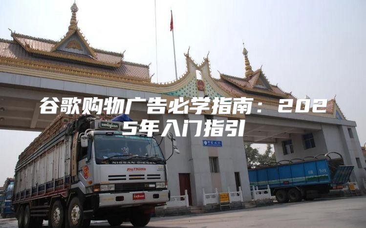 谷歌购物广告必学指南：2025年入门指引