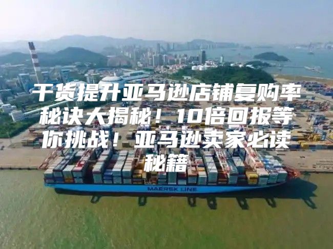 干货提升亚马逊店铺复购率秘诀大揭秘！10倍回报等你挑战！亚马逊卖家必读秘籍