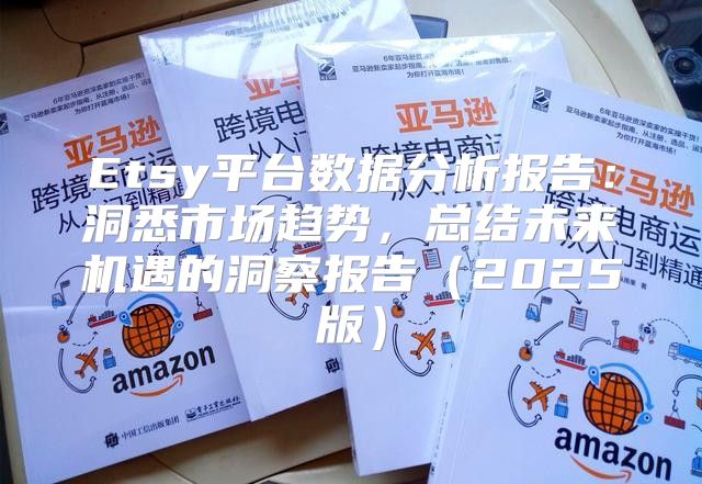 Etsy平台数据分析报告：洞悉市场趋势，总结未来机遇的洞察报告2025版