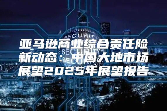 亚马逊商业综合责任险新动态：中国大地市场展望2025年展望报告