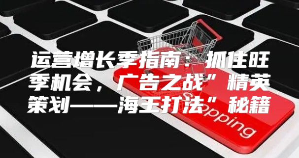 运营增长季指南：抓住旺季机会，广告之战”精英策划——海王打法”秘籍