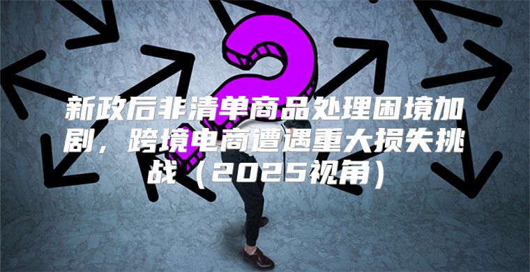 新政后非清单商品处理困境加剧，跨境电商遭遇重大损失挑战2025视角