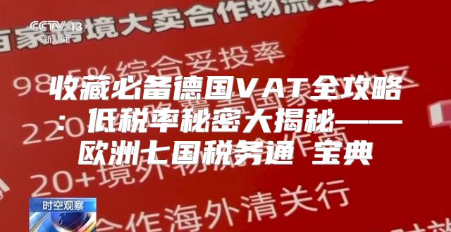 收藏必备德国VAT全攻略：低税率秘密大揭秘——欧洲七国税务通關宝典