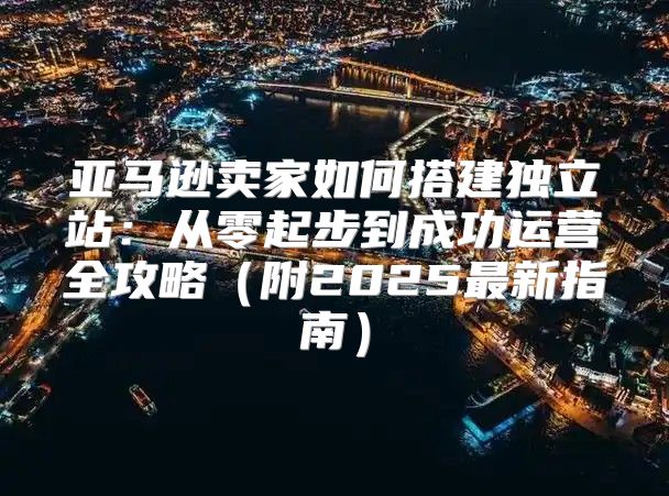 亚马逊卖家如何搭建独立站：从零起步到成功运营全攻略附2025最新指南