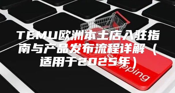 TEMU欧洲本土店入驻指南与产品发布流程详解适用于2025年