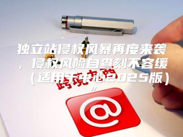 独立站侵权风暴再度来袭，侵权风险自查刻不容缓适用于中心2025版”