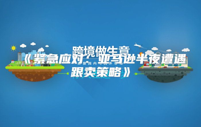 紧急应对：亚马逊半夜遭遇跟卖策略