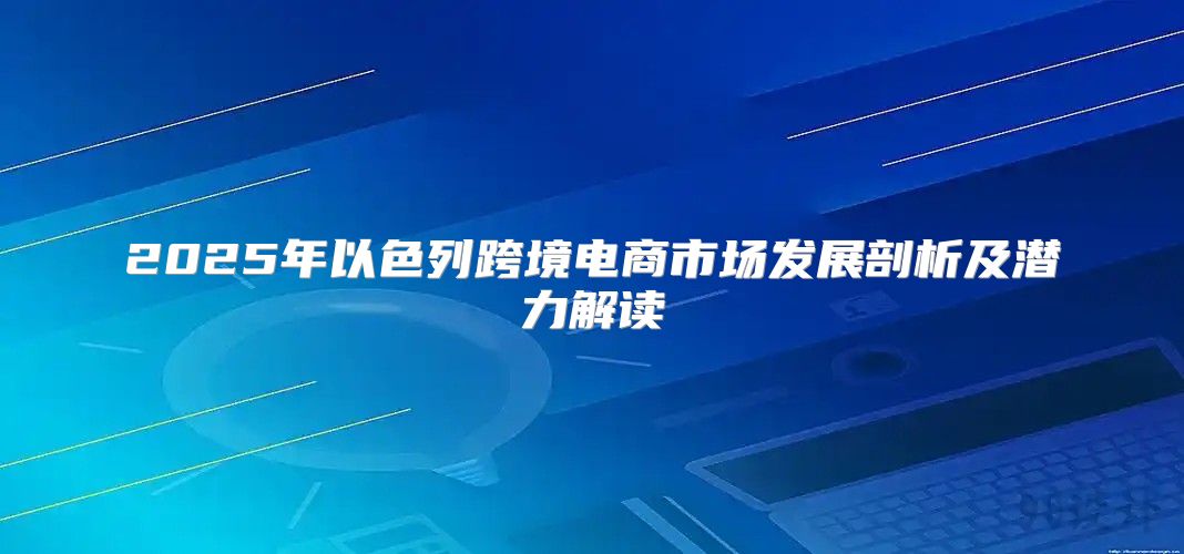 2025年以色列跨境电商市场发展剖析及潜力解读