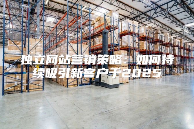 独立网站营销策略：如何持续吸引新客户于2025