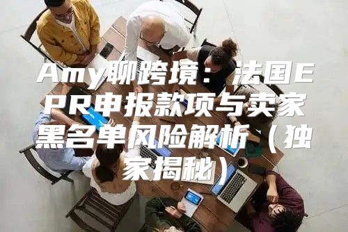 Amy聊跨境：法国EPR申报款项与卖家黑名单风险解析独家揭秘