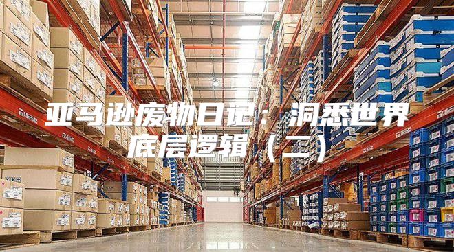 亚马逊废物日记：洞悉世界底层逻辑二
