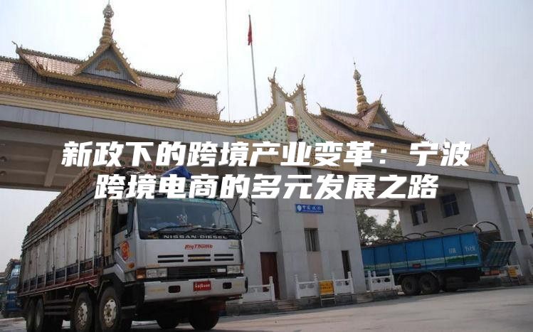 新政下的跨境产业变革：宁波跨境电商的多元发展之路