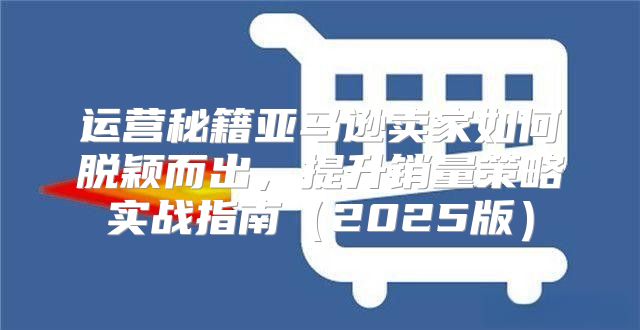 运营秘籍亚马逊卖家如何脱颖而出，提升销量策略实战指南2025版