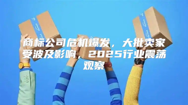 商标公司危机爆发，大批卖家受波及影响，2025行业震荡观察