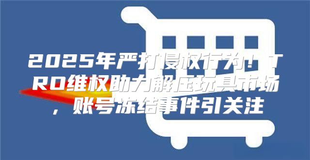 2025年严打侵权行为！TRO维权助力解压玩具市场，账号冻结事件引关注