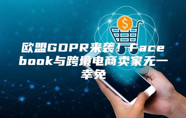 欧盟GDPR来袭！Facebook与跨境电商卖家无一幸免
