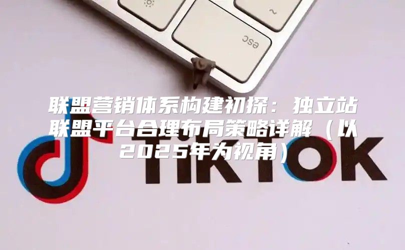 联盟营销体系构建初探：独立站联盟平台合理布局策略详解以2025年为视角