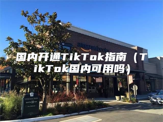 国内开通TikTok指南TikTok国内可用吗