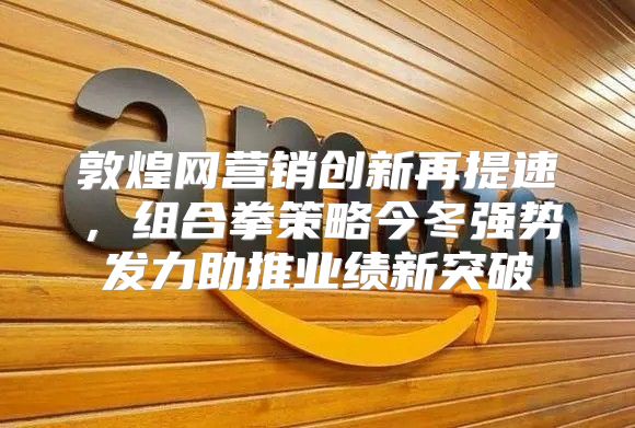 敦煌网营销创新再提速，组合拳策略今冬强势发力助推业绩新突破
