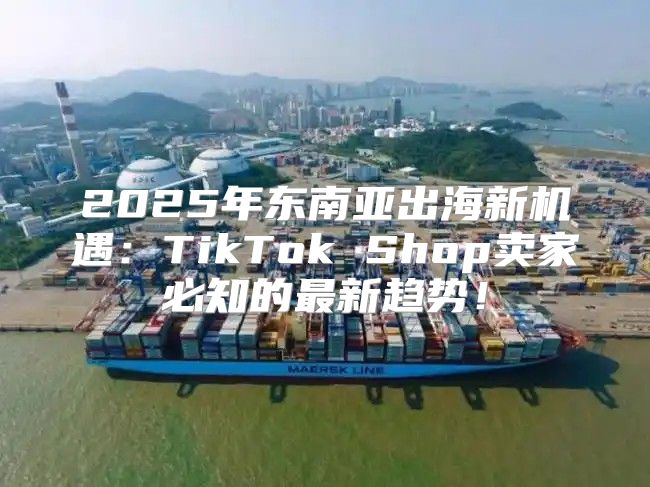 2025年东南亚出海新机遇：TikTok Shop卖家必知的最新趋势！