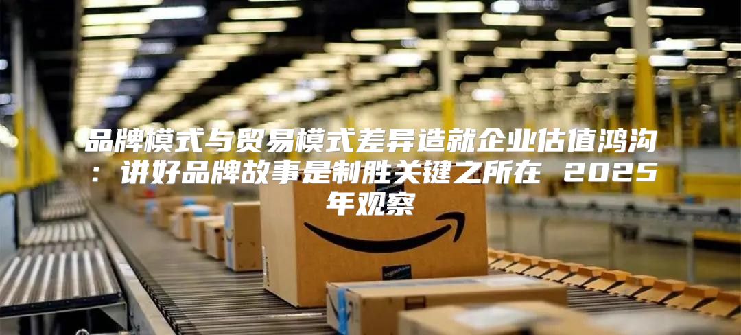 品牌模式与贸易模式差异造就企业估值鸿沟：讲好品牌故事是制胜关键之所在 2025年观察
