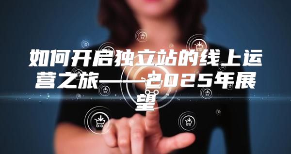 如何开启独立站的线上运营之旅——2025年展望
