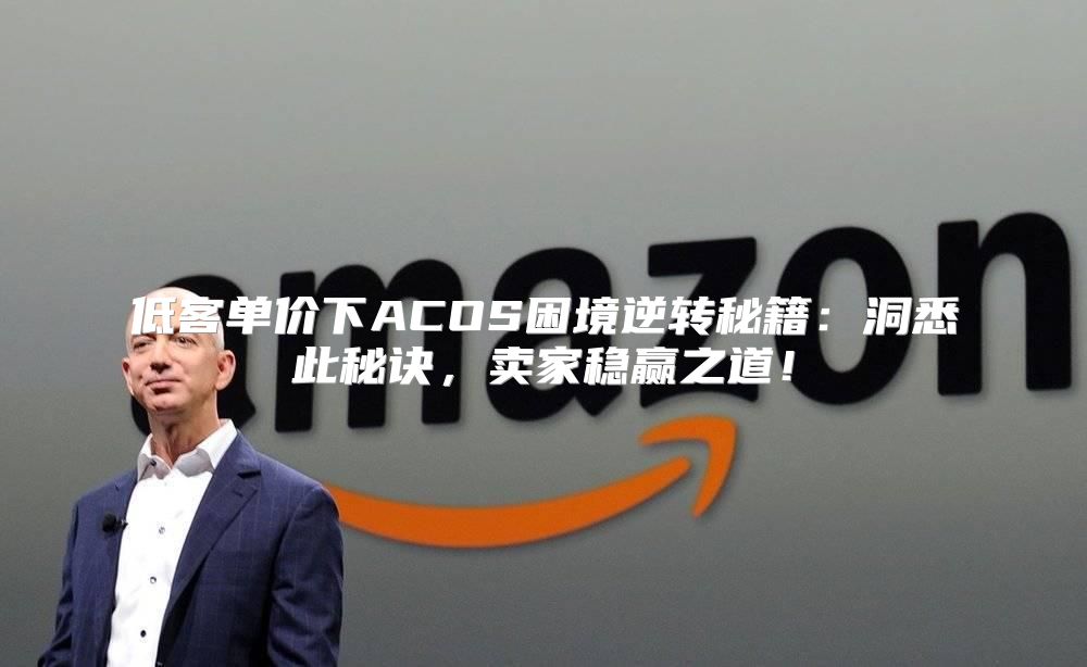 低客单价下ACOS困境逆转秘籍：洞悉此秘诀，卖家稳赢之道！