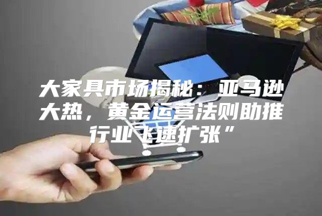 大家具市场揭秘：亚马逊大热，黄金运营法则助推行业飞速扩张”