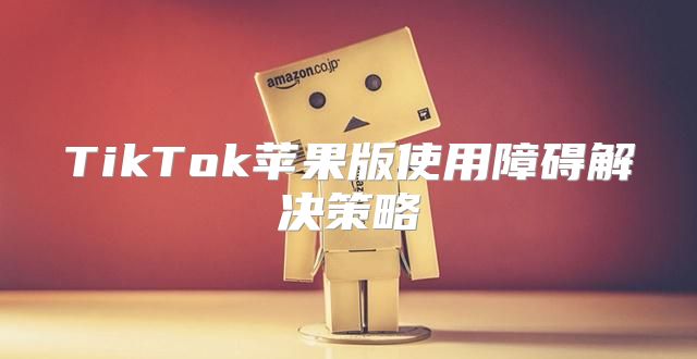 TikTok苹果版使用障碍解决策略