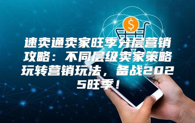 速卖通卖家旺季分层营销攻略：不同层级卖家策略玩转营销玩法，备战2025旺季！