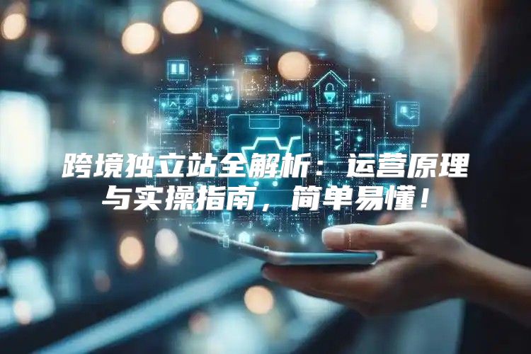 跨境独立站全解析：运营原理与实操指南，简单易懂！