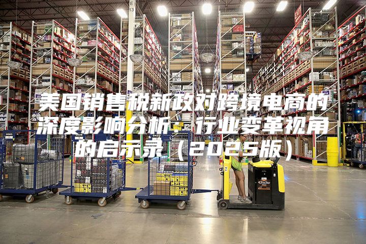 美国销售税新政对跨境电商的深度影响分析：行业变革视角的启示录2025版