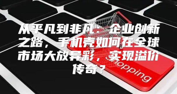 从平凡到非凡：企业创新之路，手机壳如何在全球市场大放异彩，实现溢价传奇？