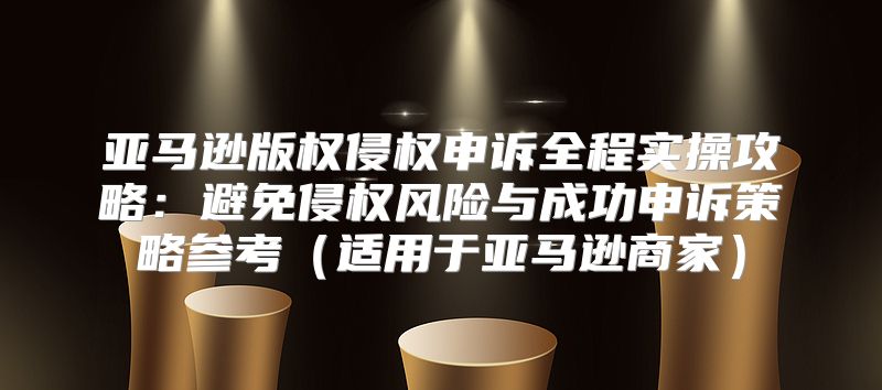 亚马逊版权侵权申诉全程实操攻略：避免侵权风险与成功申诉策略参考适用于亚马逊商家