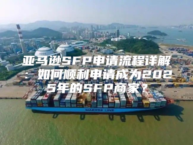 亚马逊SFP申请流程详解：如何顺利申请成为2025年的SFP商家？