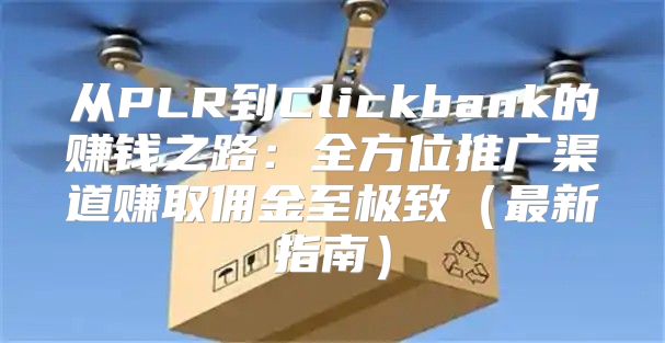 从PLR到Clickbank的赚钱之路：全方位推广渠道赚取佣金至极致最新指南